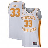 Tennessee Volunteers 33 Zach Kent White College Basketball Jersey Dzhi,baseball caps,new era cap wholesale,wholesale hats